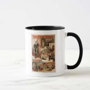 Theater-Plakat William Shakespeares "Hamlet" Tasse