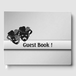 Theater Silver Screen Masken Gästebuch