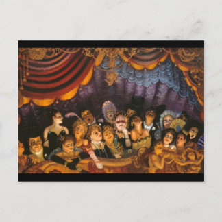 Theater Spaß Postkarte