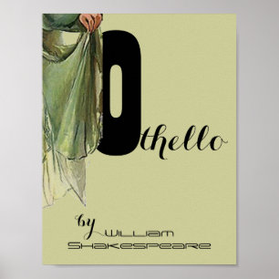 Theater-Spiel-Plakat Othello William Shakespeare Poster