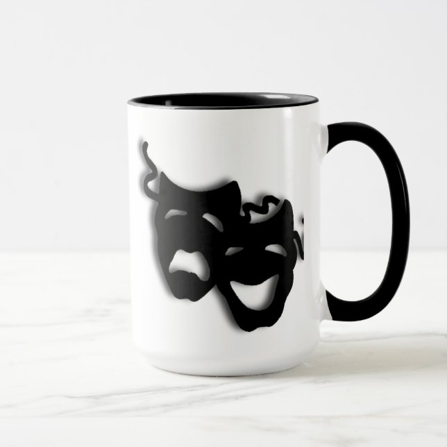 Theater-Tassen-Komödien-Tragödie-Masken Tasse (Rechts)
