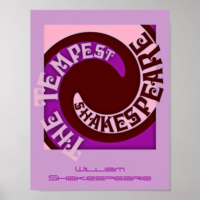Theater The Tempest Play Promo William Shakespeare Poster (Vorne)
