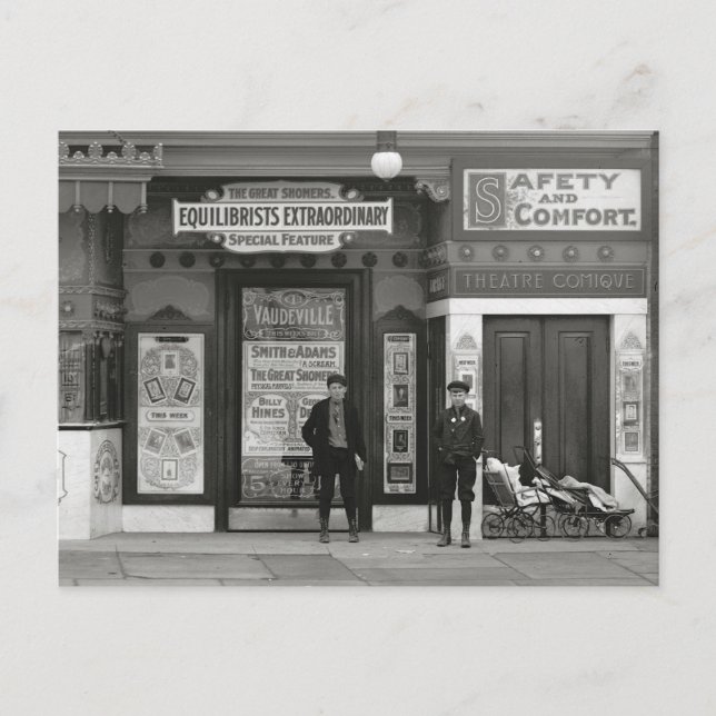 Theater Vaudeville, 1910 Postkarte (Vorderseite)