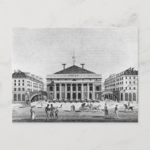 Theater von Odeon, 1830 Postkarte