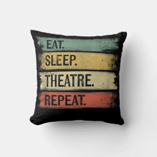 Theater wiederholen Theater Tech Geschenke Schausp Kissen