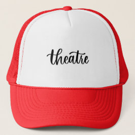 Theaterhut in RED Truckerkappe