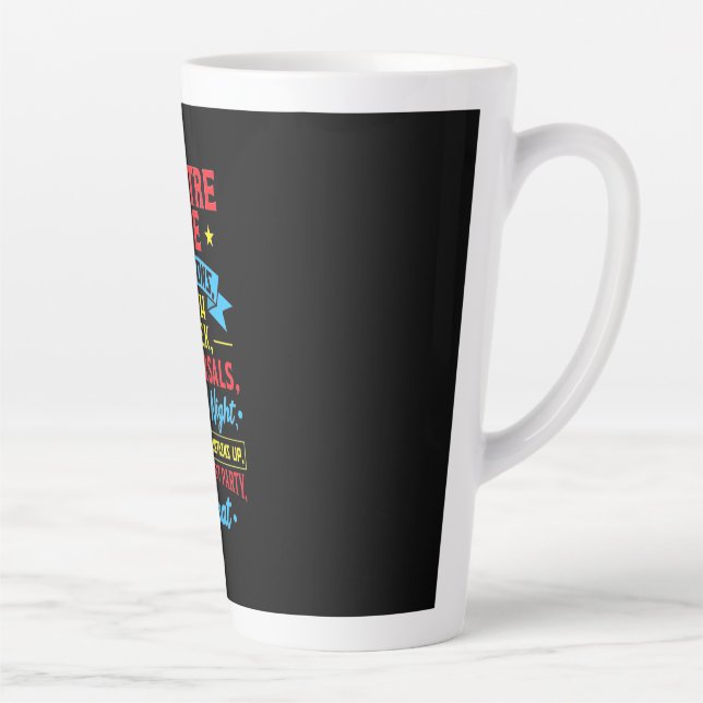 Theaterleben für Schauspieler Milchtasse (Rechts)