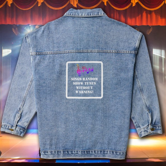 Theaterliebhaber Jeansjacke (Von Creator hochgeladen)