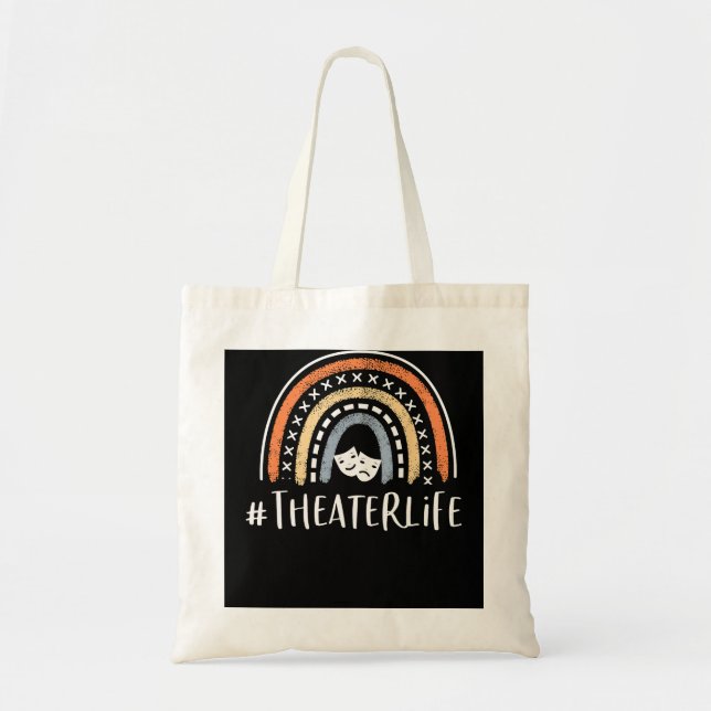 #Theaterlife Niedlich Theater Leben Schenkt Schaus Tragetasche (Vorne)