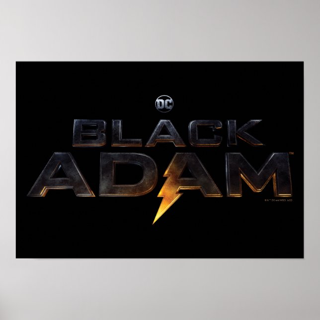 Theaterlogo von Black Adam Poster (Vorne)