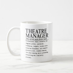 Theatermanager Kaffeetasse