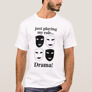 Theatermaske Theater Drama Theater Schauspieler T-Shirt