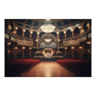 Theaterpfeifenorgel-Designer's Area Fotodruck