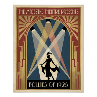 Theaterplakat der Follies aus den 1920er Jahren Poster