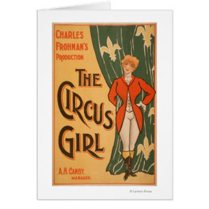 Theaterposter #1 des Circus Girl