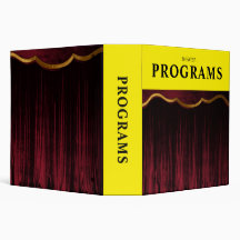 Theaterprogramm-Showbills-Großordner