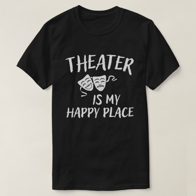 Theaterschauspielerin Ladys Drama Bühne Broadway R T-Shirt (Design vorne)