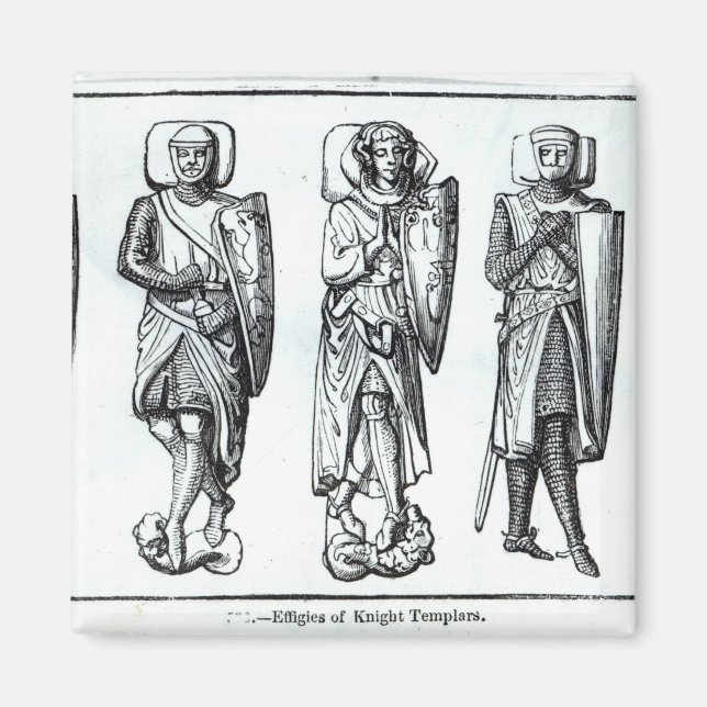 Theaterstücke von Tempelrittern Magnet (Vorne)