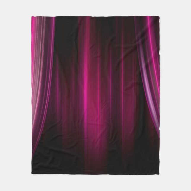Theatervorhang Fleecedecke (Vorderseite)