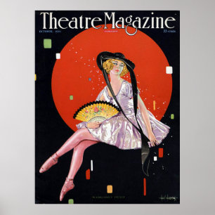 Theaterzeitschrift Oktober 1921 Poster