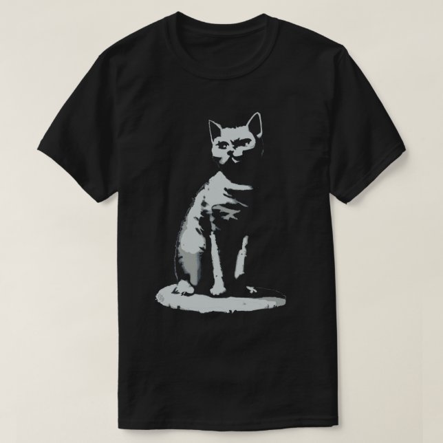 Theatraler Cat T - Shirt (Design vorne)