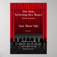 Théâtre Arts de la scène Spectacle Poster
