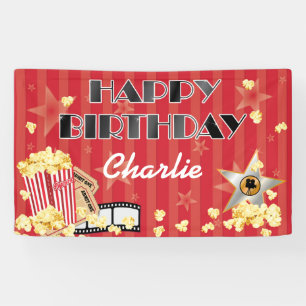 Théâtre cinéma Thème Anniversaire Bannière