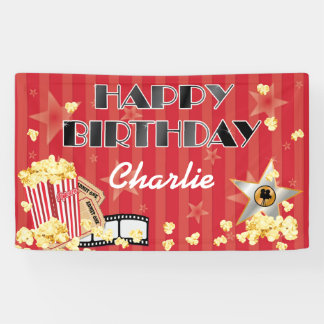 Théâtre cinéma Thème Anniversaire Bannière