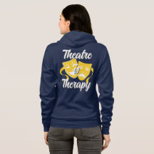 Théâtre est Thérapie Sweat à Capuche Fermeture Écl