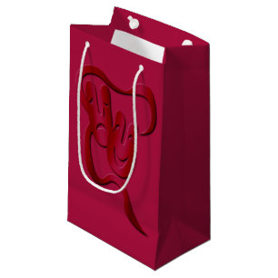 Théâtre Masque Comédie Tragédie Red Cadeau Sac Pet