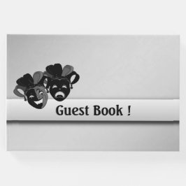 Théâtre Masques d'écran en argent Livre d'or