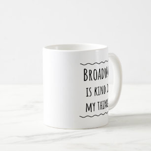 Théâtre musical Broadway Idée cadeau Mug