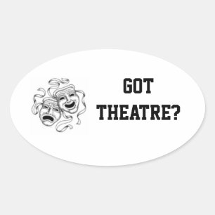 Théâtre obtenu ? Autocollant