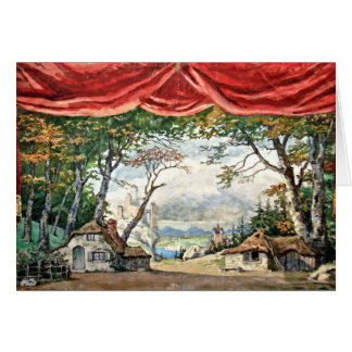 THEATRE STAGE BACKDROP DECOR, BALLETT GISELLE GIFT