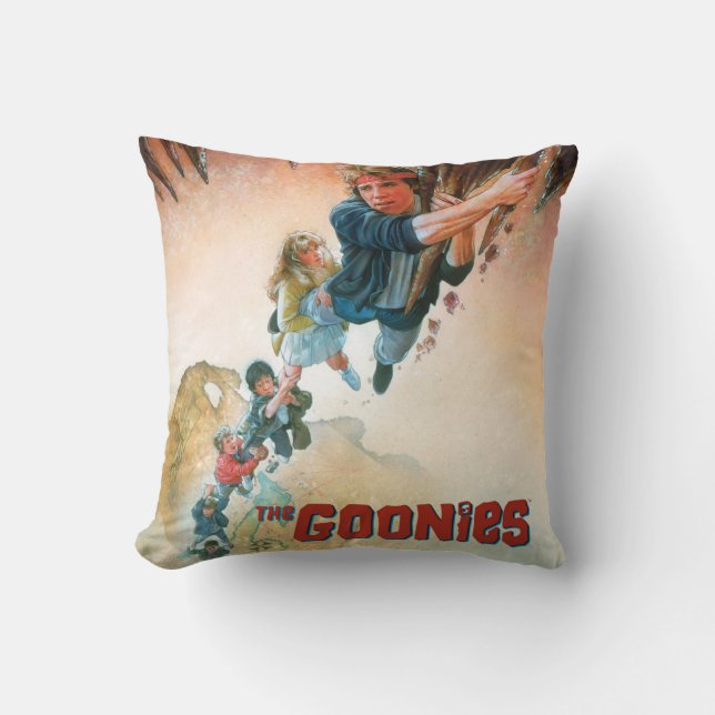 Theatrische Kunst in der Goonies Höhle Kissen (Vorderseite)
