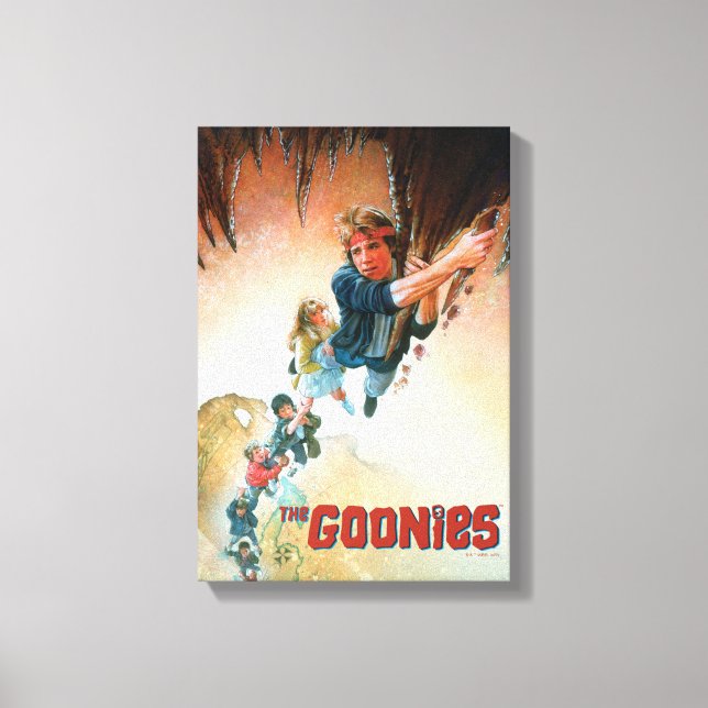 Theatrische Kunst in der Goonies Höhle Leinwanddruck (Vorderseite)