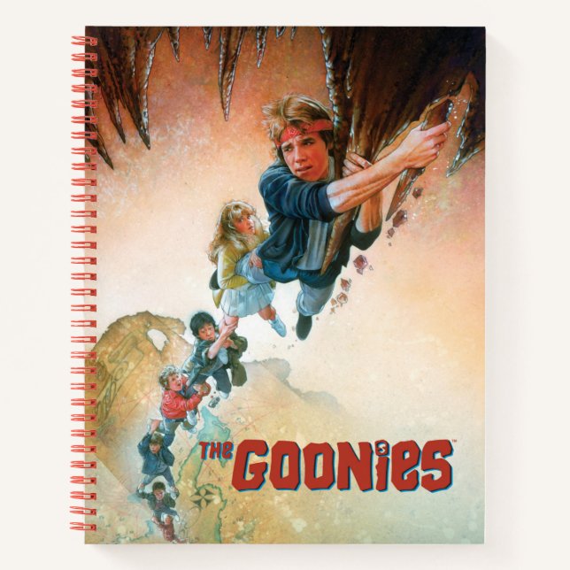Theatrische Kunst in der Goonies Höhle Notizbuch (Vorderseite)