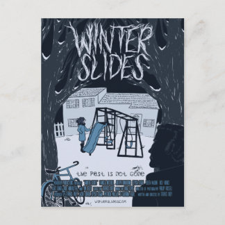Theatrische Postkarte "Winter Slides"