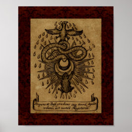 Theatrum Chemicum: Alchemy Illustration 1652 Poster