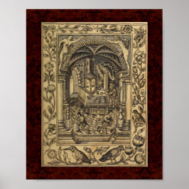 Theatrum Chemicum: Alchemy Illustration 1652 Poster