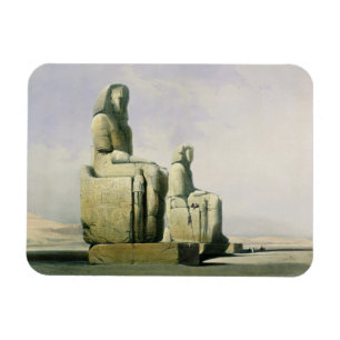 Thebes am 4. Dezember 1838 Detail der Kolosse O Magnet