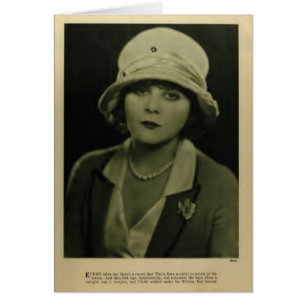 Theda Bara 1923 Vintage Porträtkarte