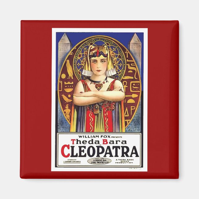Theda Bara als Cleopatra Vintag Movie Magnet (Vorne)