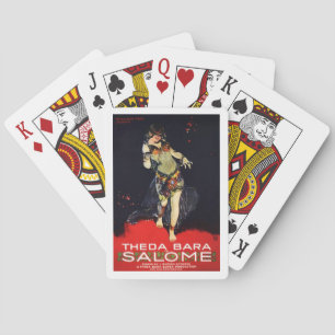 Theda Bara in Salome Spielkarten