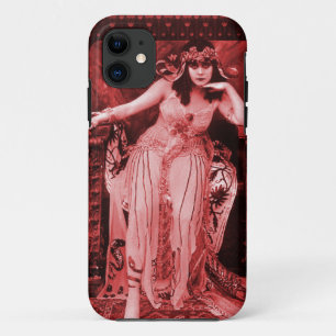 Theda Bara Kleopatra iPhone 5 Fall-rotes Schwarzes title_seo2