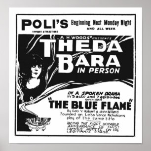 Theda Baraplakat-persönliche Erscheinung 1920 Poster