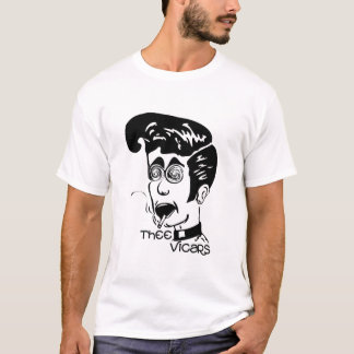 Thee Pfarrers-Kragen und Logo-T-Shirt T-Shirt
