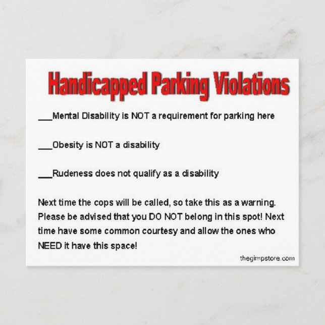 thegimpstore.com postkarte (Vorderseite)