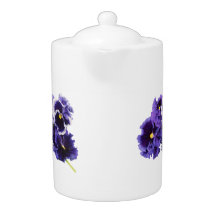 Théière simple de pensée - aucun texte