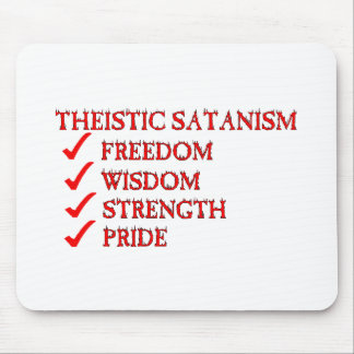 Theistic Satanism/Luciferianism Hingabe Mousepad